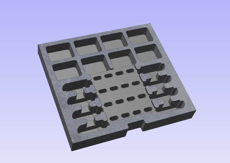 Custom Foam Insert for Rack Drawer fits 8 Sennheiser Evolution IEM G2 G3 G4 Wireless In-Ear Bodypacks image 1