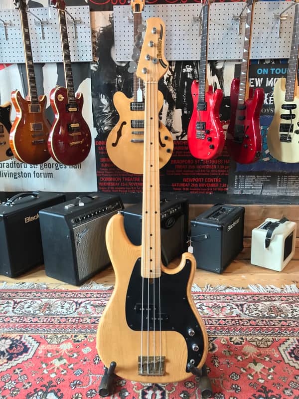 Ibanez Blazer Bass Series Fretless 1982 Natural image 1