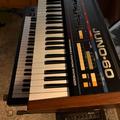 Roland Juno-60 61-Key Polyphonic Synthesizer + MD-8 DCB to MIDI image 2