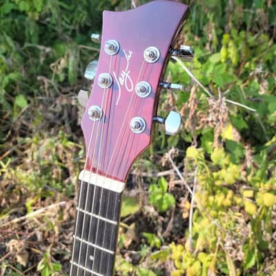 Jay Turser JJ43 3/4 sized dreadnought acoustic guitar with soft case image 4
