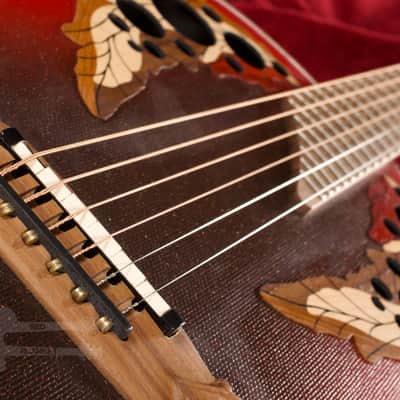 Ovation Adamas 1687GT-2 Deep Bowl Reverse Red Burst 2022 image 7