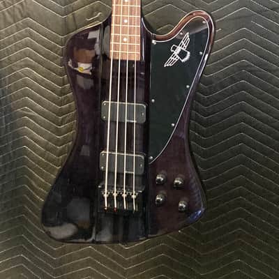 2009 Epiphone Thunderbird Pro IV - Trans Black w/ OHSC image 12
