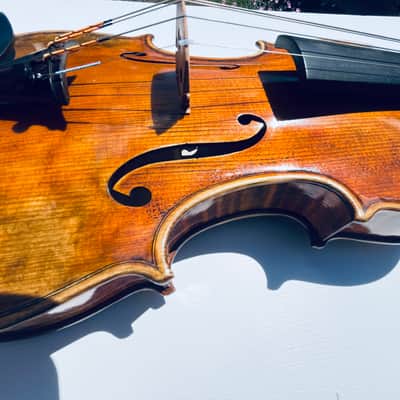 Fine Italian Labeled Violin Attributed to Oreste Candi No.124 L'Anno 1938 image 20