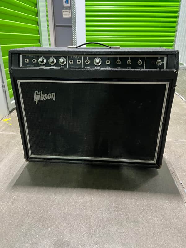 Gibson Gibson solid-state guitar combo amplifier, likely from the G-series (such as the G50 or G70) 1970 image 1