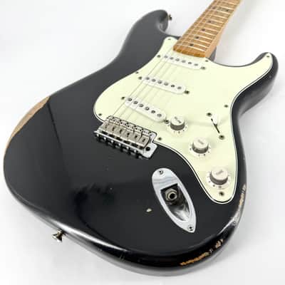 2022 Fender Vintera Road Worn 50s Stratocaster – Black image 2