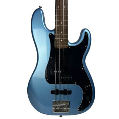 Squier Vintage Modified Precision Bass PJ, Lake Placid Blue image 1