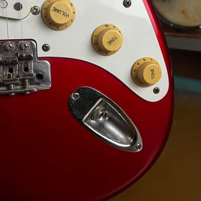 Tokai “Goldstar Sound” MIJ Stratocaster – Candy Apple Red – Early 1980s w/ Vintage Ibanez Hardcase image 3