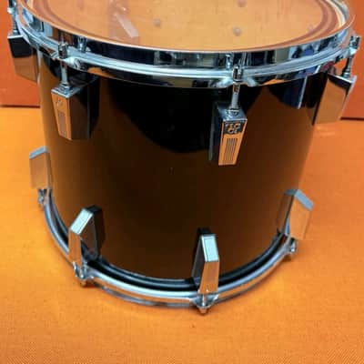 Vintage Sonor Lite 14"x12" Rack Tom - May 1984 - Black Lacquer - 100% Original / Very Good+ image 5