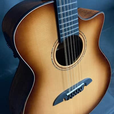 Alvarez AG610CEAR-12 12-String Grand Auditorium Acoustic-Electric Guitar Shadow Burst image 5