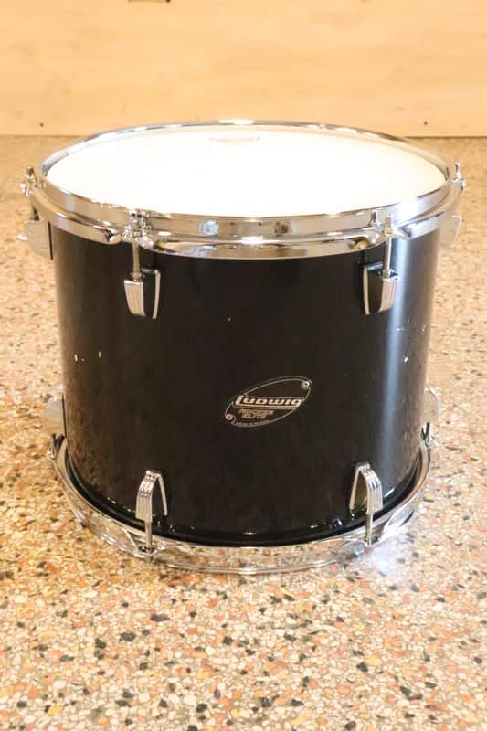 Ludwig 11x13 Rocker Elite Rack Tom Drum Black image 1