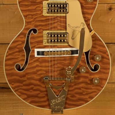 Gretsch Limited Edition Falcon Centre Block Jr. Quilted Maple Roundup Orange image 1