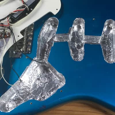 Vintage Fender Stratocaster 1993 Solid Custom Contour Body Lake Placid Blue Rare MIJ Relic HSC 6.8 Lb! image 21