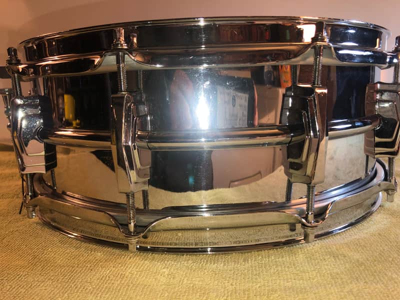 Ludwig Supraphonic 1950’s/60’s- Chrome over brass Snare Drum image 1