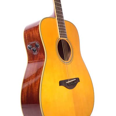 Yamaha FG-TA TransAcoustic Traditional Western - Vintage Tint image 3