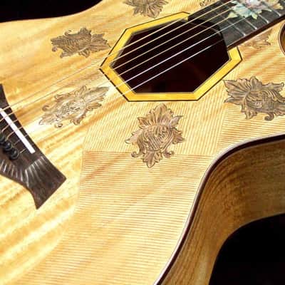 Blueberry Handmade Acoustic Guitar Grand Concert image 5