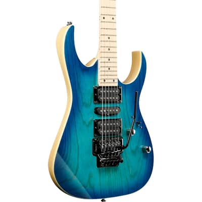 Ibanez RG Series RG470AHM Solid Body Electric Guitar, Blue Moon Burst image 3