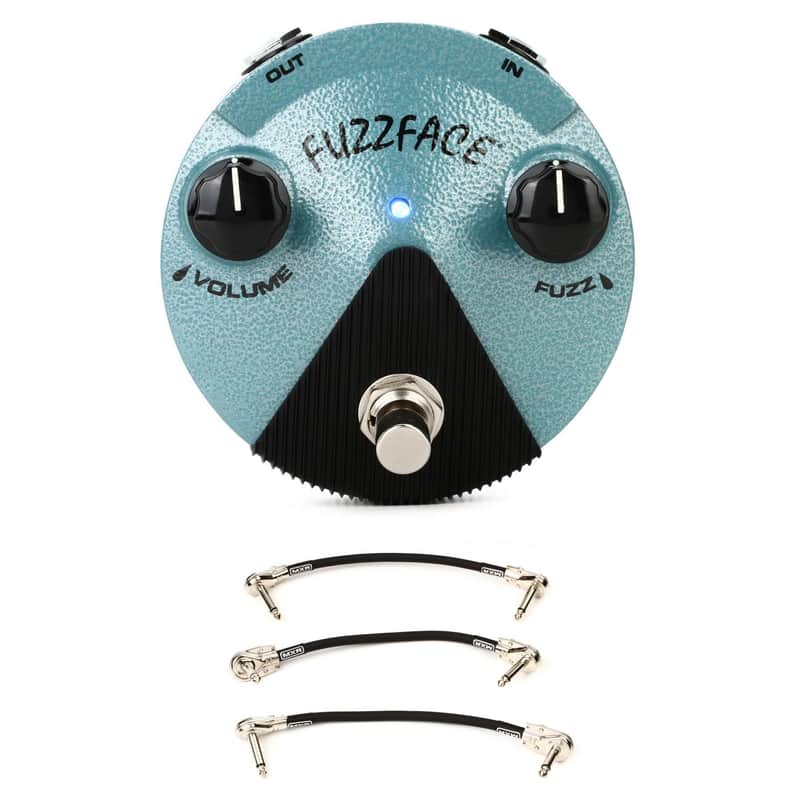 Dunlop FFM3 Jimi Hendrix Fuzz Face Mini Pedal with 3 Patch Cables image 1