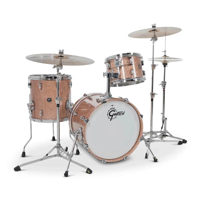 Gretsch Renown 3pc Drum Set Champagne Sparkle 18/12/14 image 1