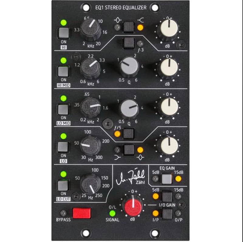 M Zähl EQ1 500 Stereo-EQ 2018 Black image 1