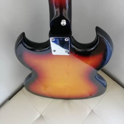 Penco Bass 70s Tobacco Burst Lawsuit-Era Double Cut Gibson SG FREE Shipping image 5