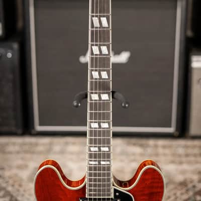 Eastman T486 Thinline Semi-Hollow Electric Guitar - Classic with Hardshell Case image 4
