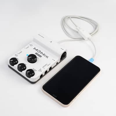 JOYO MOMIX USB-C 3-Channel Audio Interface w/ 1 Microphone Preamp image 5