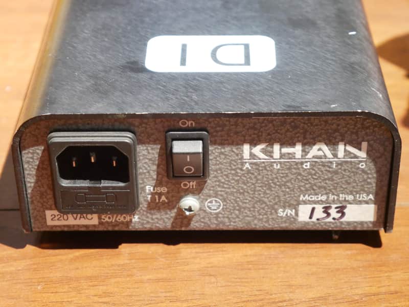 Khan Audio VTDI Vacuum Tube DI Direct Box 220V, FREE Shipping | Reverb