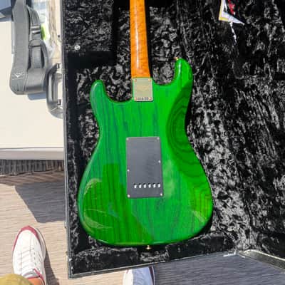 Fender Custom Shop Wildwood 10 Artisan Stratocast 2024 - Green Nitro image 2