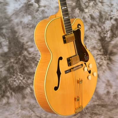 2006 Epiphone Elitist Broadway Guitar in OHSC - Antique Natural image 5