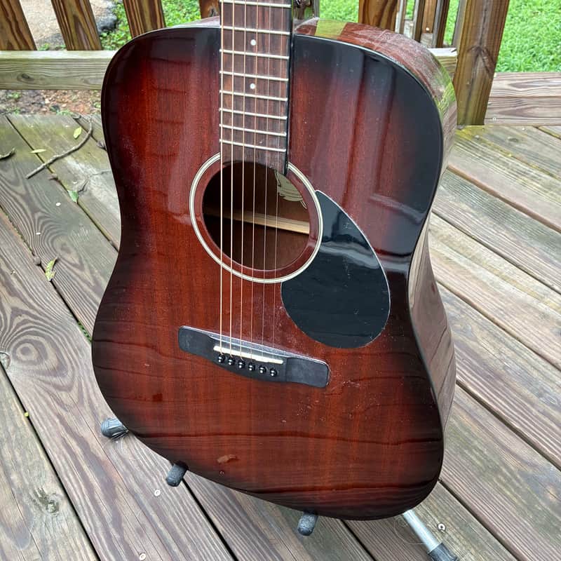 Greg Bennett Samick. D-1/BS acoustic guitar - dark burst image 1