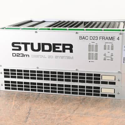 Studer D23m I/O System w/ A-Link HD Card, Fan Module, and Filter Module CG01BZK image 1