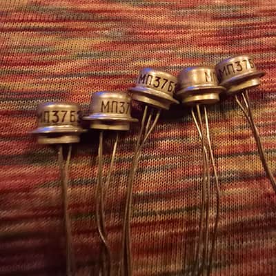 NOS Soviet MP37B (МП37Б) NPN Germanium Transistors - High-Gain Mojo - Set of 5 1970-1980 image 2