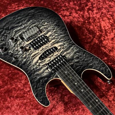 T's Guitars DST-22 Piezo "AAAAA Quilt Maple Top,Roasted Falme Neck!!"【USED】 [Made in Japan] [GSB019] image 6