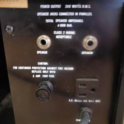 Ampeg V-6B 1970's 240 watt Solid State Bass Amp Head image 4