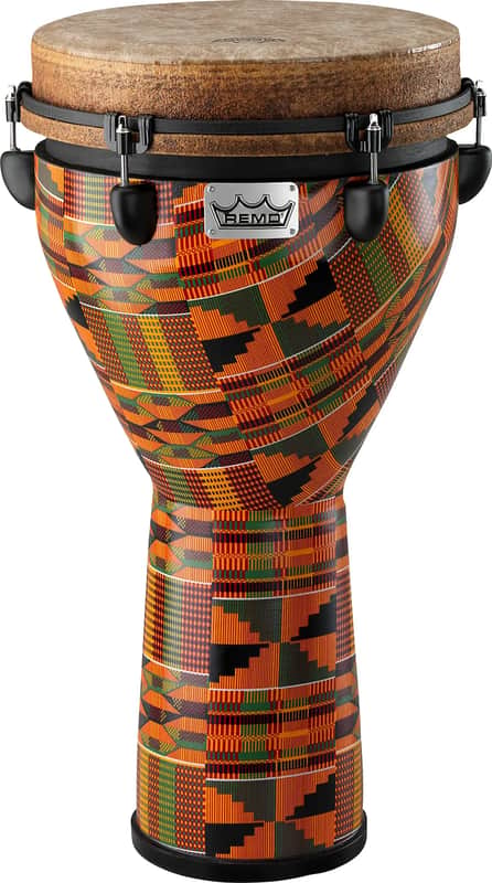 Remo Mondoo Key-Tuned Djembe, 12" x 24", Kintekloth image 1