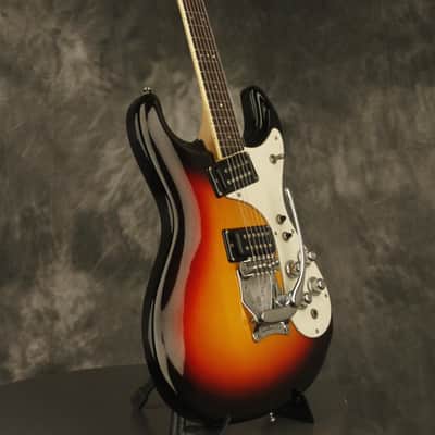 original 1973 Mosrite V-II Sunburst image 9