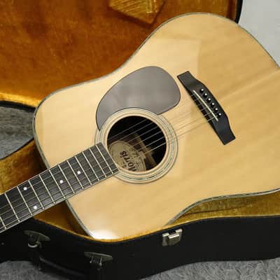 Rare Beautiful condition '80s made Vintage Acoustic Guitar MORRIS W-60 Solid Spruce Top w/Hardcase Made in Japan image 2