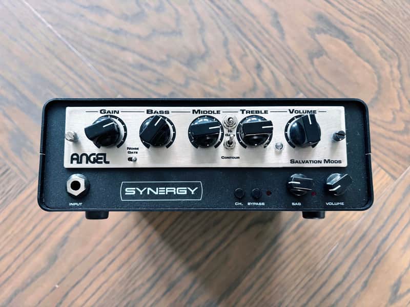 Synergy SYN-1 Single Module Tube Preamp w/ Salvation Mods Angel (ENGL-style) Module, Footswitch & Manual image 1