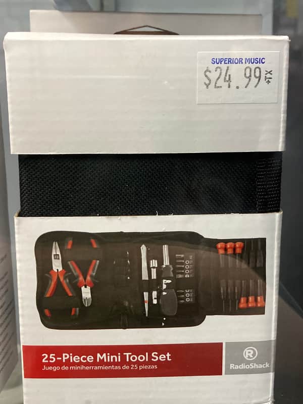 RadioShack 25 piece mini tool kit new in box image 1