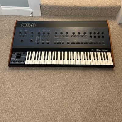 Oberheim OB-8 61-Key 8-Voice Synthesizer 1983 - Blue with Wood Sides