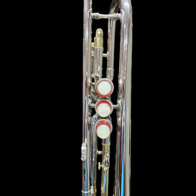 CG CONN CONN CONNSTELLATION 28 A CORNET - SILVER - BRASS image 2