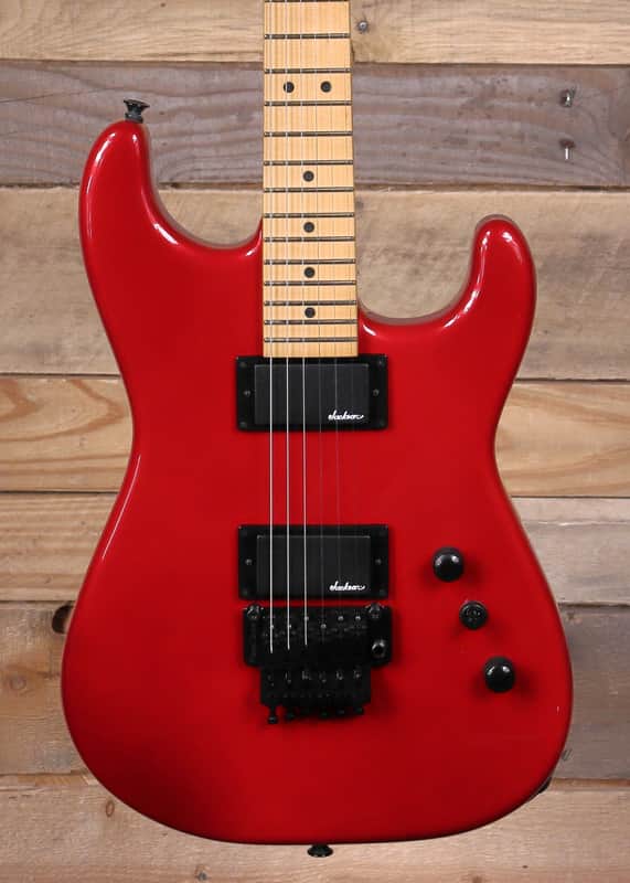 Jackson Pro Origins 1985 San Dimas SD1 HH FR Electric Guitar Candy Apple Red w/  Gigbag image 1