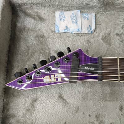 ESP LTD SH-7 Evertune Brian (Head) Welch Signature See Thru Purple image 7