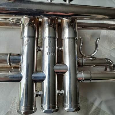 Schilke E1 - small bore Eb and D 1960s - Silver plated image 5