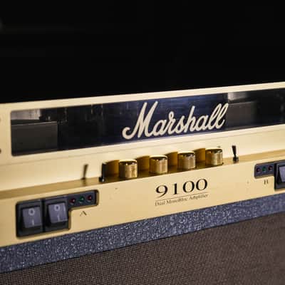 Marshall 9100 Dual Monobloc 5881 - 50/50w Power Amp - 1994 - Serviced image 4