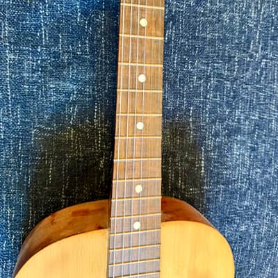Vintage 1950s/60s Estudiantina Parlour Guitar – Made in Catania, Italy – Punchy Vintage Tone image 11