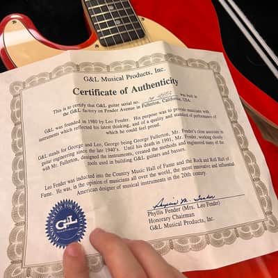 Left-handed G&L ASAT Bluesboy Semi Hollow 2010s - Clear Orange image 8