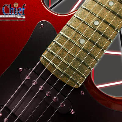 Premier Korean Strat Style Electric 6 String Rare Blackened Rosewood Fretboard image 8