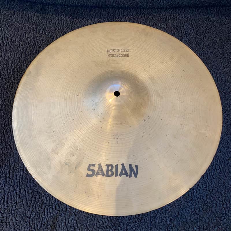 Sabian 18" Medium Crash Cymbal 1980’s image 1