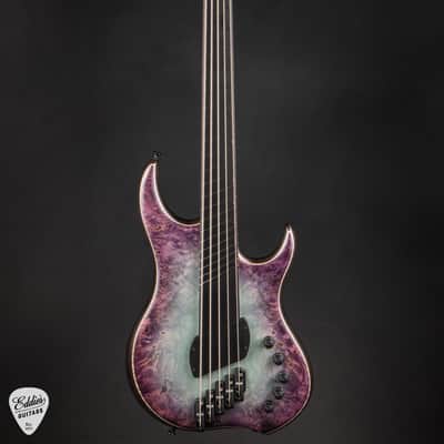 Dingwall Master Series Z3 5-String - Pastel Blue to Trans Purple Reverseburst #7999 image 3